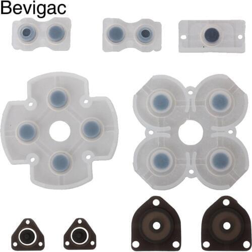 Bevigac 9Pcs Silicone Replacement Conductive Pad Key Bundle Kit for Sony Play Station Dualshock 4 PS4 PS 4 Controller Console