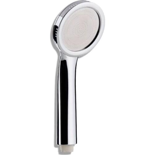 ABS Chrome-plated Shower Head Booster Nozzle Bathroom Fittings High Pressure Water-saving Rain Shower Head