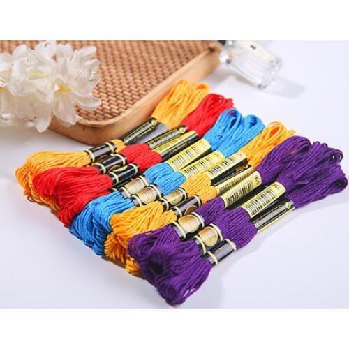 Cxc threads DIY DMC 893-926 Embroidery Floss Embroidery Threads 10PCS/lot 8M Cross-stitch kit Cross stitch Floss Kits 11.12