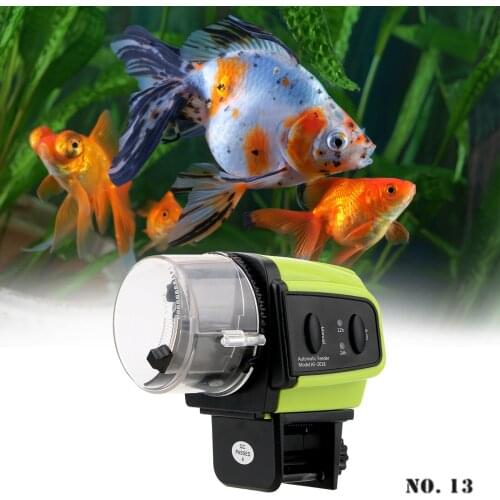 New Automatic Fish Timer Feeder Smart Portable Fish Feeder Tools Home Aquarium Food Feeding Equipment for Kind of Fishes