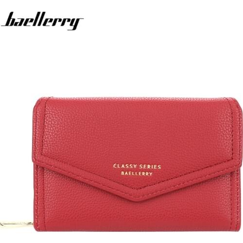 New Wallet Womens Short Three-fold Zipper Purse Fashion Hasp Luxury Designer Wallets Cute Wallet Fashion Card Holder Coin Purse