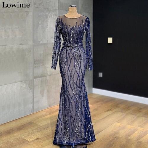 Wholesale Plus Size Prom Dress Long Formal Beading Evening Dress Vestido De Festa Kaftan Mermaid Abendkleider Special Occasion