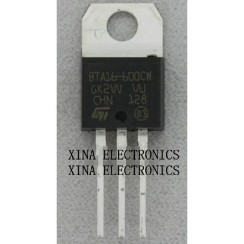 BTA16-600CW BTA16-600 BTA16600C BTA16 600V 16A TO-220 ROHS ORIGINAL 20PCS/lot Free Shipping Electronics composition kit