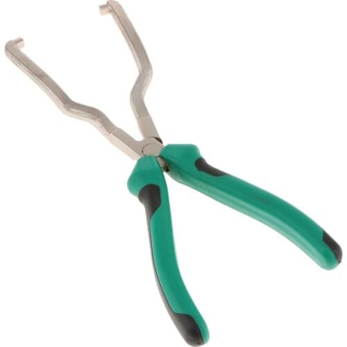 Stainless Steel Rubber Grip Fuel Line Removal Hose Plier for Tanks, Radiators, Pumps, Air Cleaners
