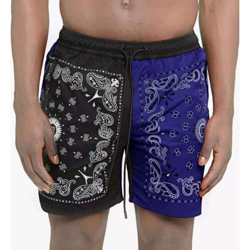 Summer Men Shorts floral print Color-matching Design Breathable Casual Fashion Sports Shorts Summer Casual Shorts 4XL