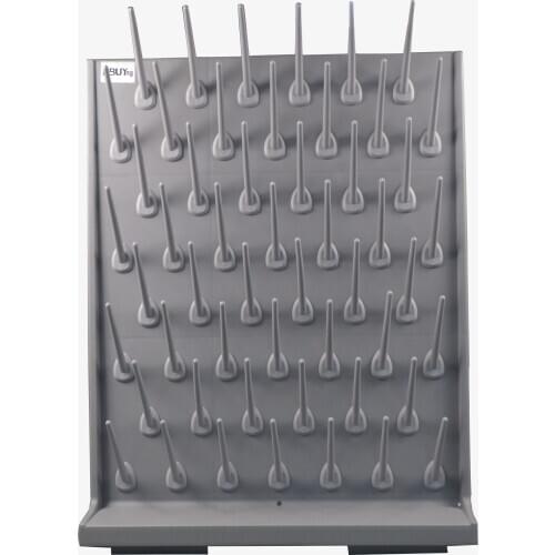 Drying Rack 52 Pegs Laboratory single side detachable gray drip rods 52 rods (high density PP) Laboratory supplies