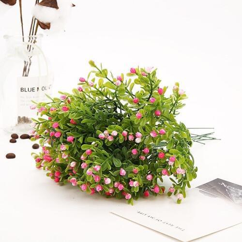 Party Decoration Milan Artificial Flower Wedding Fake Flowers Home Decorations Festival Potted Decorative Artificial PlantFlower