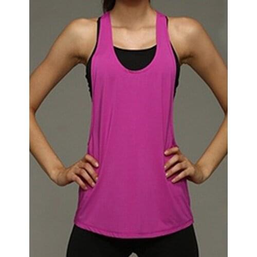 2021 Yoga Shirt Women Gym Shirt Quick Dry Sports Shirts Cross Back Gym Top Womens Fitness Shirt Sleeveless Top Yoga Vest