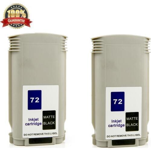 2 PCS MBK MK ink cartridge replace for hp 72 Designjet T1100 T1100S T1100MFP T610 T770 T790 T1120PS T1120