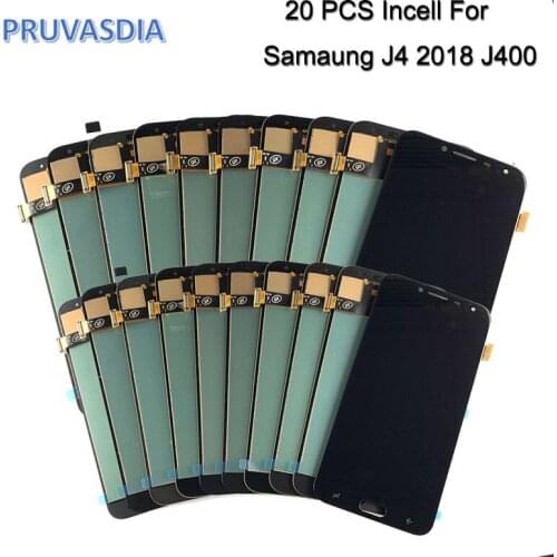 20 Piece Wholesale J400 Lcd For Samsung Galaxy J4 2018 Display Touch Screen Assembly For Samsung J400 J400F Incell LCD