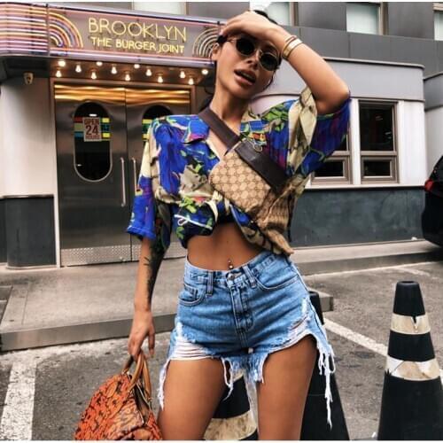 2020 women Sexy Denim Short High Waist Ripped Hole Denim Short Street Wear For Young Ladies