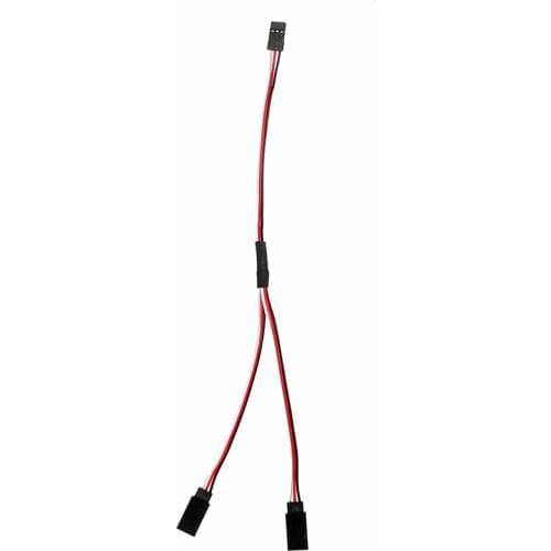 5PCS 500mm RC Servo Y-type Extension Wire Cable Dupont Line for Futaba Plug RC Models Airplane DIY Parts