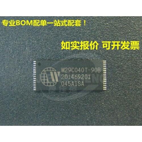 5pieces W29C040T-90B :TSOP-32