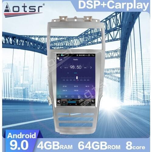 AOTSR For Lincoln MKC MKZ One din PX5 Android 9.0 Tesla style Car GPS Navigation Multimedia Player Radio HD Carplay Fast boot