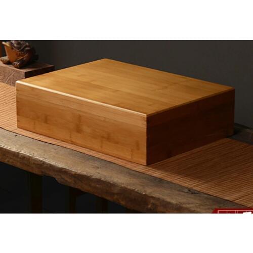 Bamboo 40*30 glossy box gift storage Tea wooden box cosmetic make up organizer jewelry essential oil storage