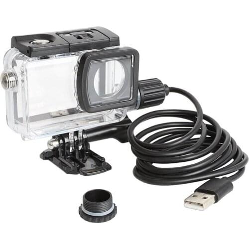 For SJCAM Sj8 Series Sport Camera Special Accessory Sj8 Pro Charging Waterproof Case Protective Shell