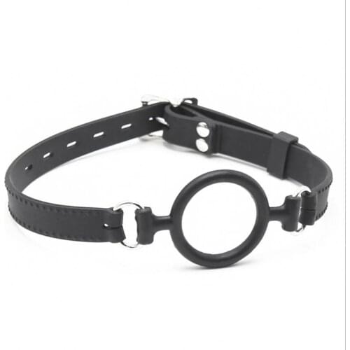Erotic Sexy Toys O Ring Gag , Flirting Tool Silicone Open Mouth Gag Slave BDSM Adult Games Sex Products For Women or Gay