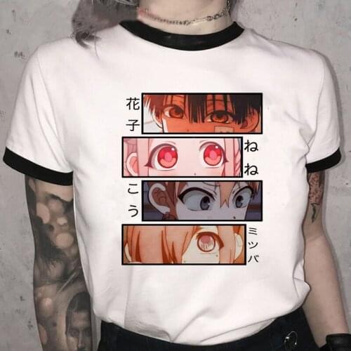 Toilet Bound Hanako Kun Graphic Tees Women/men Kawaii Japanese Anime T Shirt Hot Funny Cartoon Summer Tops Unisex T-shirt Female