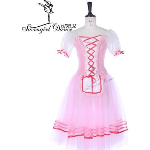 Blue bird giselle Ballet Dress girls pink Romantic ballet tutu dress girls classical ballet tutu dress profesional BT8904