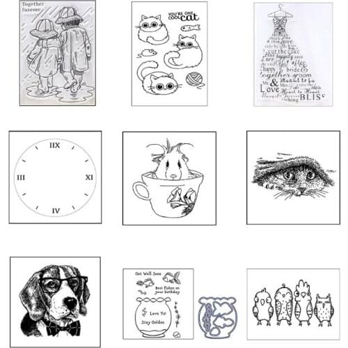 Forever Love DIY Silicone Clear Stamp Cling Seal Scrapbook Embossing Album Decor Craft