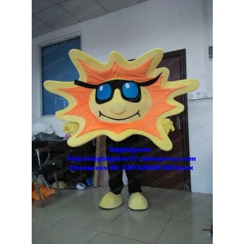 Sun Sunshine Mascot Costume Adult Cartoon Character Outfit Suit Wedding Celebration Boutique Present zx1955