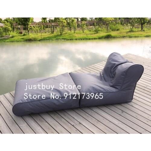 Lazy sofa good quality folding extra large puff chair sleeping bean bag,lake or swimming beanbag chair