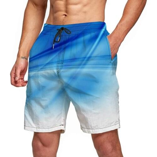 Mens Texture Graphic Beach Shorts 3D Pattern Qihoo Boardshorts Men/Women Short Pants