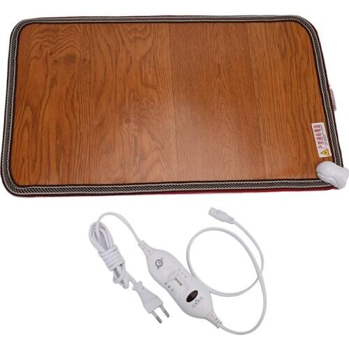 60W PU Heating Foot Mat Warmer Electric Heating Pads Feet Leg Warmer Carpet Thermostat Warming Tools For Home Office