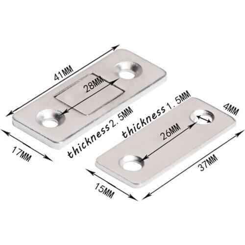 Office Ultra Thin Bedroom Cabinets Universal Easy Install Strong Magnetic Iron Hotel Home Punch Free Door Closer Invisible 2