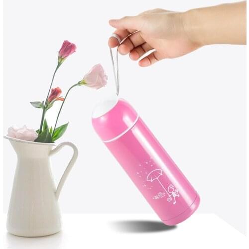 350ml Couple 's Cups Stainless Steel Insulation Cup Student Cup Portable Warm-Keeping Water Cup Tea Cup Customized