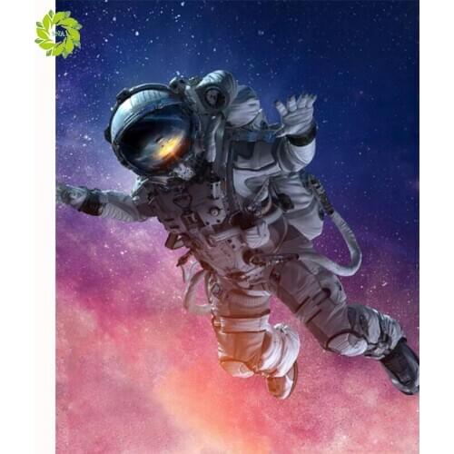 SNA Diamond Mosaic Display DIY Diamond Painting Square/Round outspace Pictures With Rhinestones Home Decoration