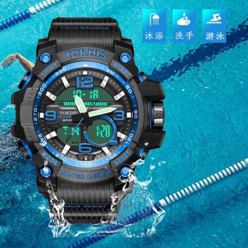 TOKDIS Mens Waterproof Watch