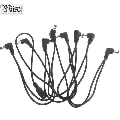 Vitoos 8 Ways Electrode Daisy Chain Harness Cable Copper Wire for Guitar Effects Pedal Power Supply Adapter Splitter
