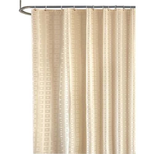 Waterproof Shower Curtain Quick Dry Polyester Bath Curtain with Hooks Loft Bathroom Accessories Shower Curtain Home Decor