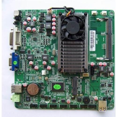 Second hand)Disassemble industrial low-power APU E350 HTPC Mini-ITX motherboard spike HD dual-core Atom 100% tested good