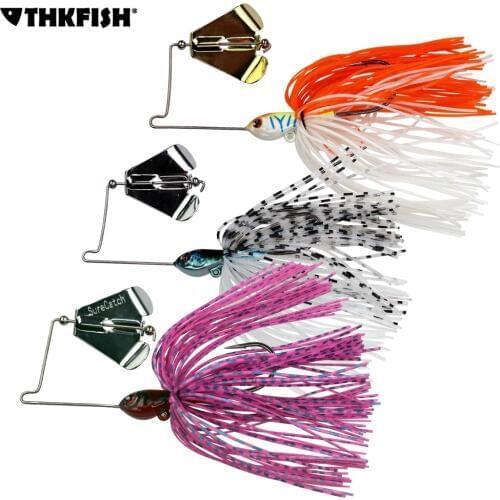 1Pcs 12.8g Buzz Bait Skirt Fishing Lures Spoon Spinnerbait Topwater Buzzbait Skirts Lure for Pike Snakehead Bass Fishing Tackle