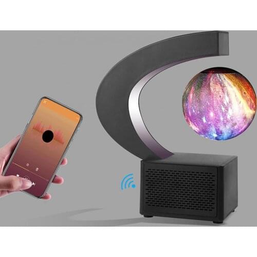 3D Printing Sphere Lamp With Wireless Audio 360 Degree Lighting Suspension Speaker Birthday Gift Speaker Audio for Bedroom