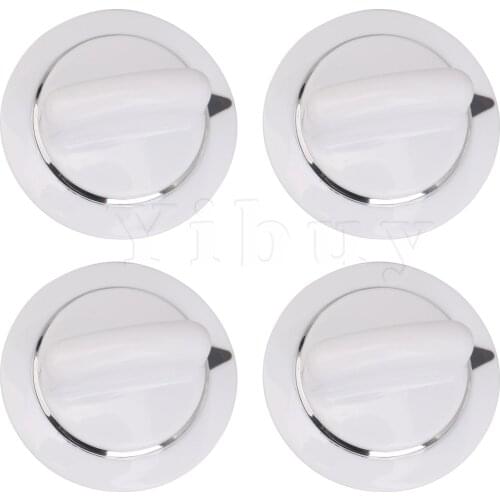 4 x White Timer Control Knob WE01X20374 Replacement for GE Dryer Machine