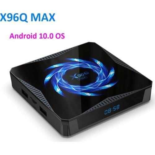 5pcs /lot X96Q MAX Allwinner H616 Android 10.0 TV Box 4GB32/64GB 2.4G/5.0G WiFi BT5.0 4K HDR x96 max plus