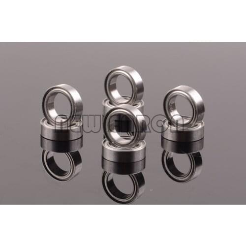 #7019 8Pcs Chrome Steel Miniature Rubber Sealed Ball Bearings 8x4x3mm FOR RC CAR Part Traxxas 1/16 Summit E-Revo Slash 4WD UDR
