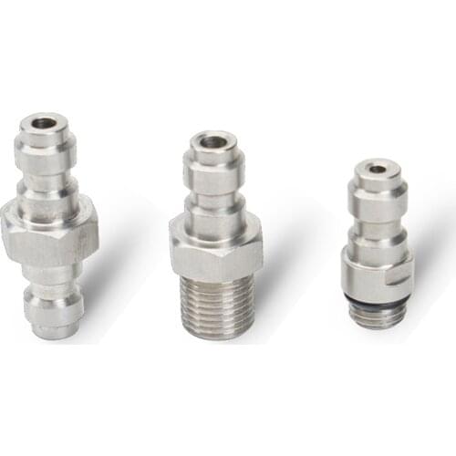 High Pressure PCP Quick Connector 4500PSI 300BAR 30MPA Female+Male Each One Thread 8mm M10