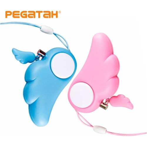 Self Defense Alarm Keychains Women Safe Alarm Selfdefense keychain 90dB Loud Self Defense Supplies Emergency Alarm keychain