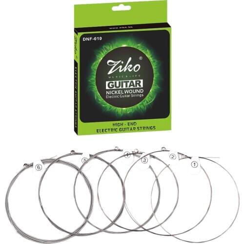 Electric Guitar Strings Hexagon Alloy Wire Nickel Wound Bright Corrosion Resistant 6 Strings Set (.010-.046) Extra Light Special