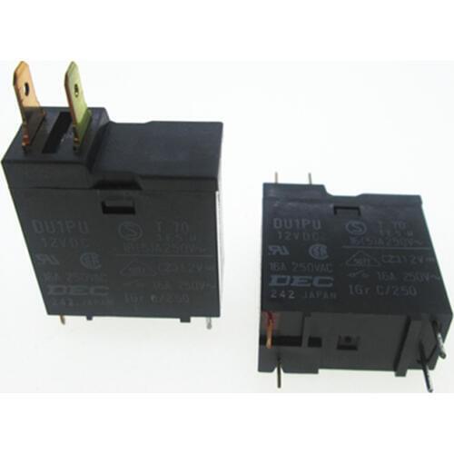 HOT NEW relay DU1PU 12VDC DU1PU-12VDC 12V 16A 250V 4PIN