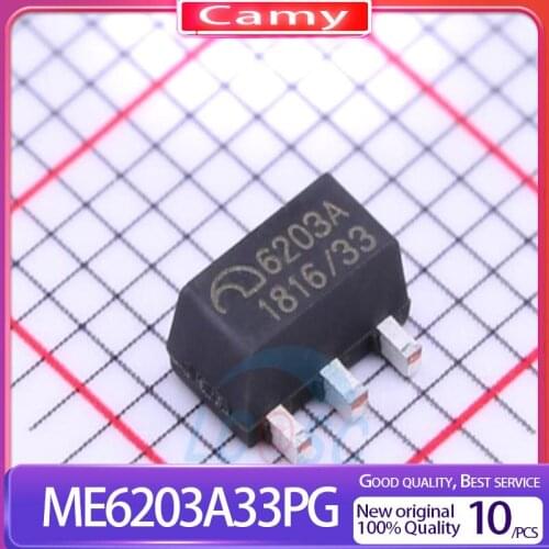 ME6203A33PG SMD SOT89 6203A-3.3V High voltage resistant low power consumption LDO Orignal CAMY