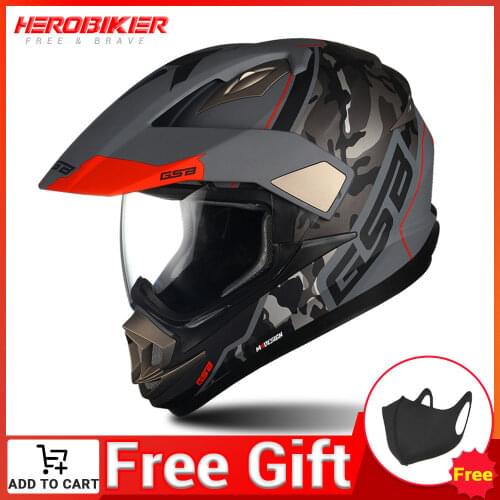Motorcycle Helmet Men Motocross Helmet ATV Full Face Moto Helmet Cross Downhill Off-road Helmet Men Casco Moto ECE