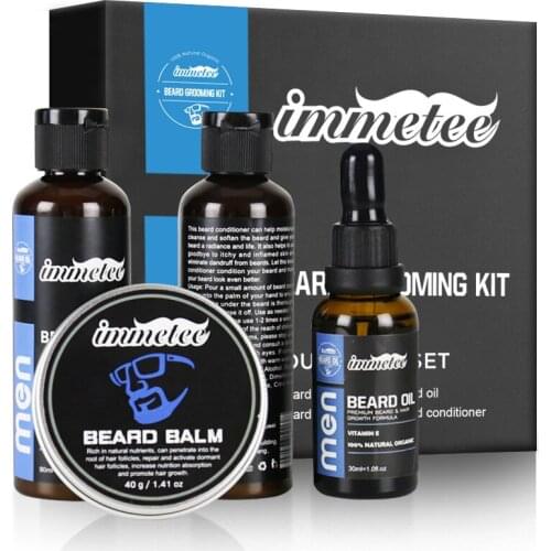 Mens beard care kit beard set beard cream beard shampoo beard oil Beard kit