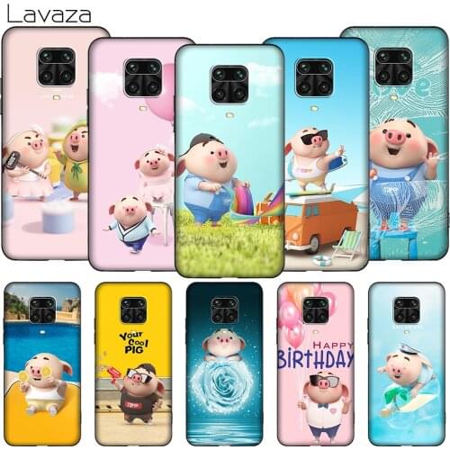 Lavaza K58 Happy Cute Pig TPU Soft Case for Redmi Note 5 6 6A 7 7A 8 8T 8A 9 9A 9C 9S K20 K30 Poco X2 Pro Max