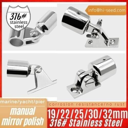 Stainless steel 316 material mirror polished stainless steel sliding sleeve yacht awning hardware marine hardware