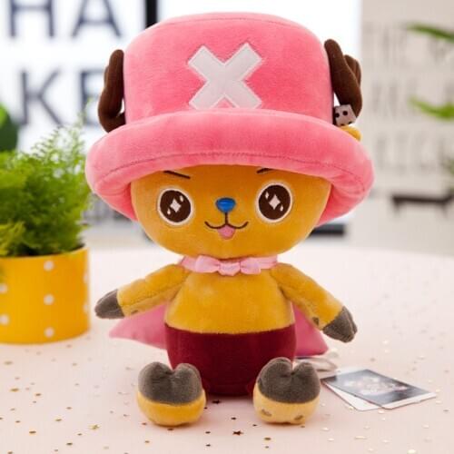 New Best Selling Plush Doll One Piece Tony Tony Chopper Doll Monkey D. Luffy Doll Childrens Gift